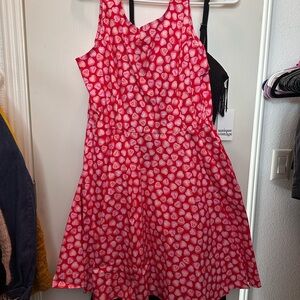 Retrolicious Red and Pink Sweethearts Candy Skater Dress